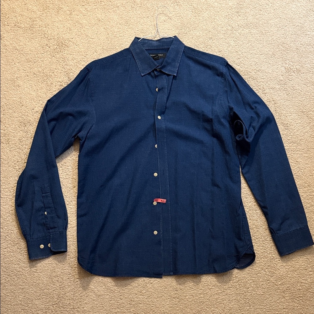 Banana Republic Dark Blue Casual Shirt